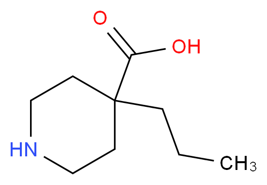 4-propyl-4-piperidinecarboxylic acid_分子结构_CAS_1227465-56-6)