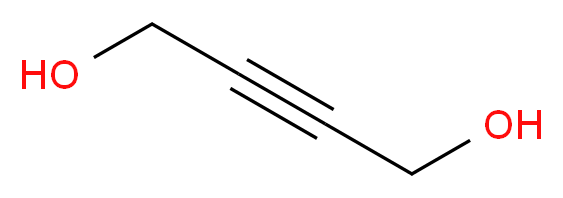 but-2-yne-1,4-diol_分子结构_CAS_110-65-6