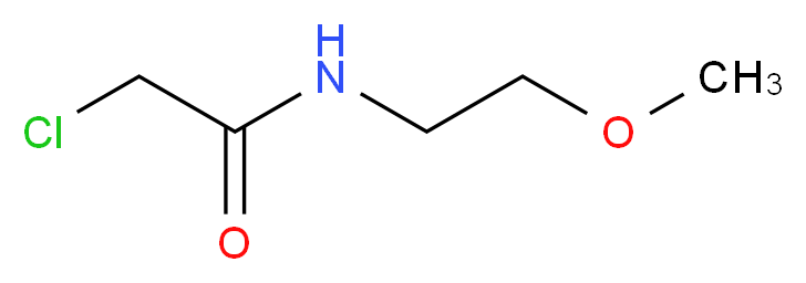 2-Chloro-N-(2-methoxyethyl)acetamide_分子结构_CAS_)