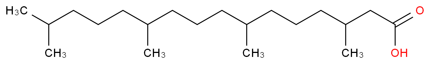 3,7,11,15-tetramethylhexadecanoic acid_分子结构_CAS_14721-66-5