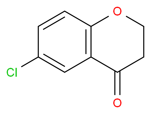 6-氯苯并二氢吡喃-4-酮_分子结构_CAS_37674-72-9)