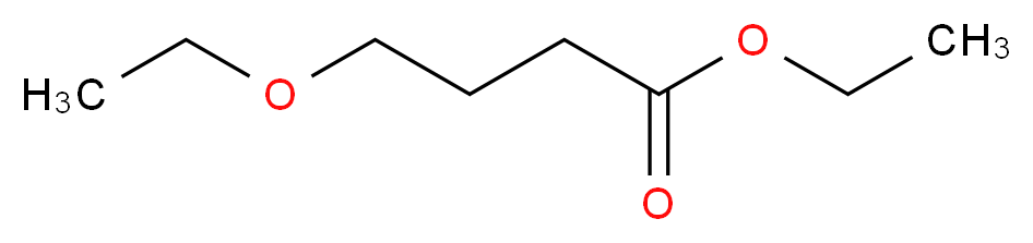 乙基-4-乙氧基丁酸_分子结构_CAS_26448-91-9)