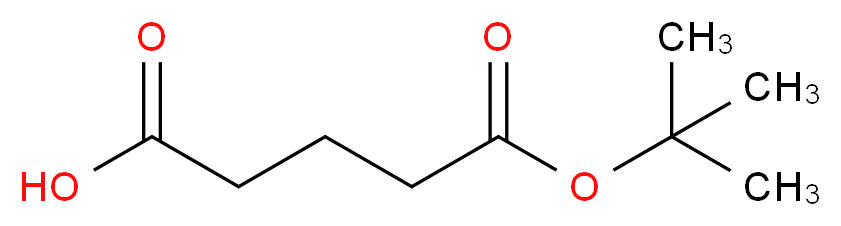 Pentanedioic acid mono-tert-butyl ester_分子结构_CAS_63128-51-8)