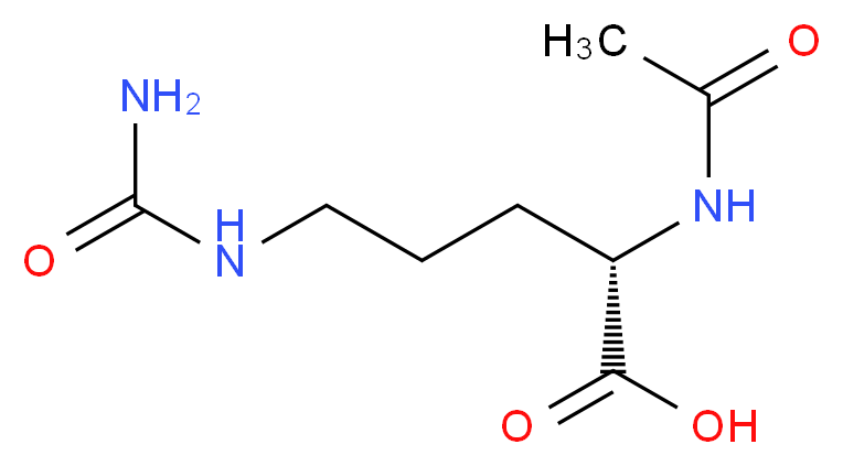 (S)-2-Acetamido-5-ureidopentanoic acid_分子结构_CAS_33965-42-3)