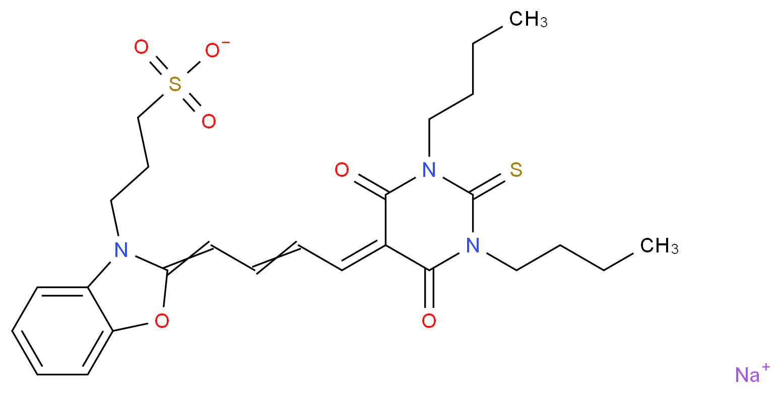 部花青 540_分子结构_CAS_62796-23-0)