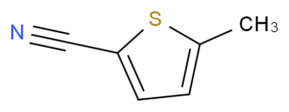 5-methylthiophene-2-carbonitrile_分子结构_CAS_72835-25-7)