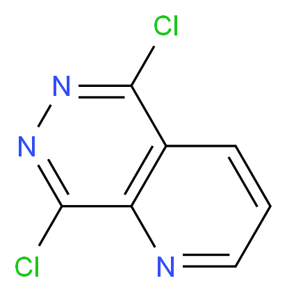 5,8-Dichloropyrido[2,3-d]pyridazine_分子结构_CAS_703-33-3)