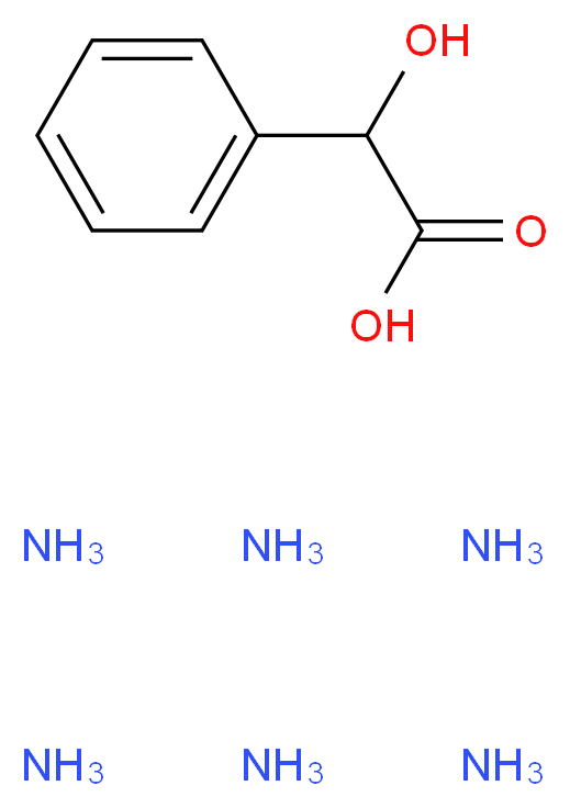 HEXAMETHYLENETETRAMINE MANDELATE_分子结构_CAS_587-23-5)