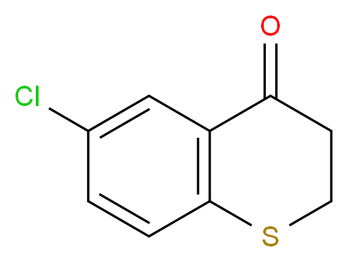 6-氯硫代苯并二氢吡喃-4-酮_分子结构_CAS_13735-12-1)