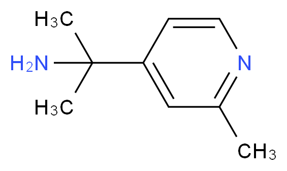 2-(2-methylpyridin-4-yl)propan-2-amine_分子结构_CAS_566158-79-0)