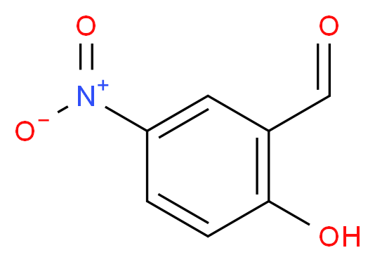 2-羟基-5-硝基苯甲醛_分子结构_CAS_97-51-8)