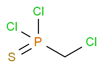 dichloro(chloromethyl)-λ<sup>5</sup>-phosphanethione_分子结构_CAS_1983-27-3