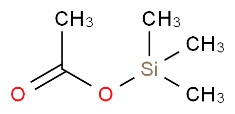 trimethylsilyl acetate_分子结构_CAS_2754-27-0