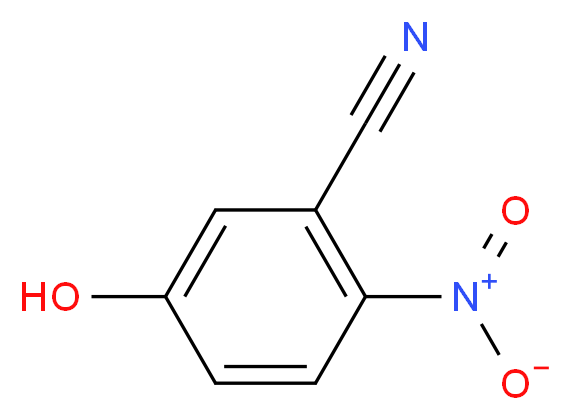 5-Hydroxy-2-nitrobenzonitrile_分子结构_CAS_13589-74-7)