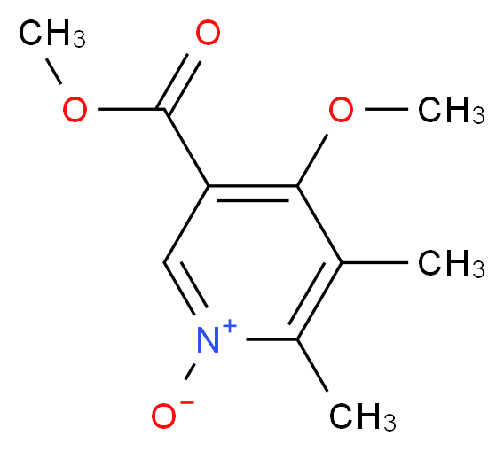 5,6-Dimethyl-4-methoxy Nicotinic Acid Methyl Ester 1-Oxide_分子结构_CAS_12519762-02-3)