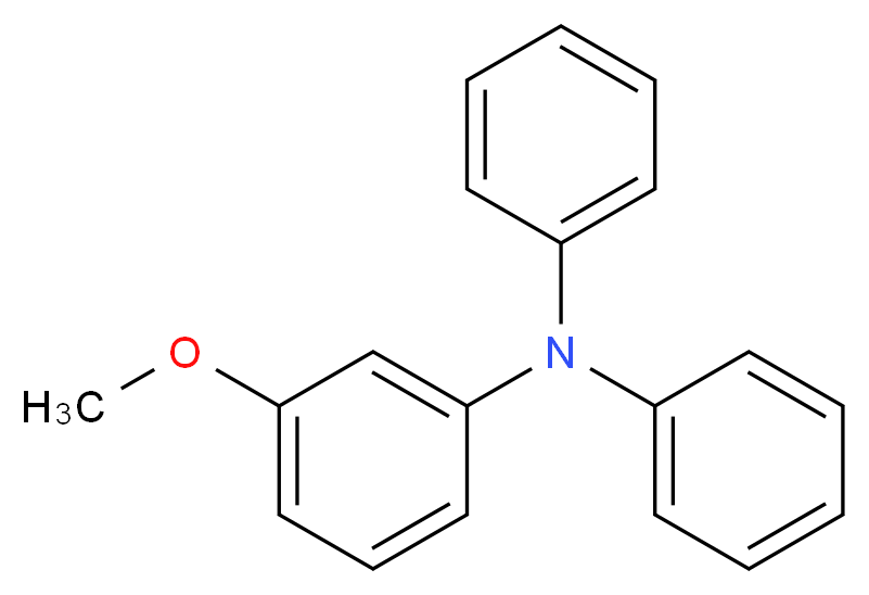 3-甲氧基三苯基胺_分子结构_CAS_20588-62-9)