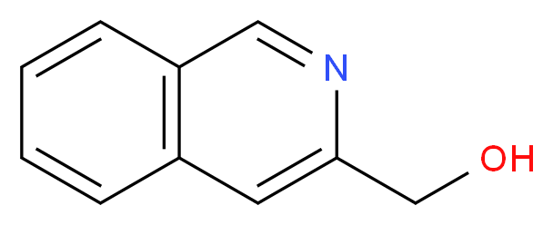 Isoquinolin-3-ylmethanol_分子结构_CAS_76884-34-9)