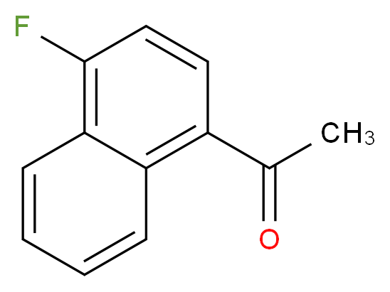 4-氟-1-萘乙酮_分子结构_CAS_316-68-7)