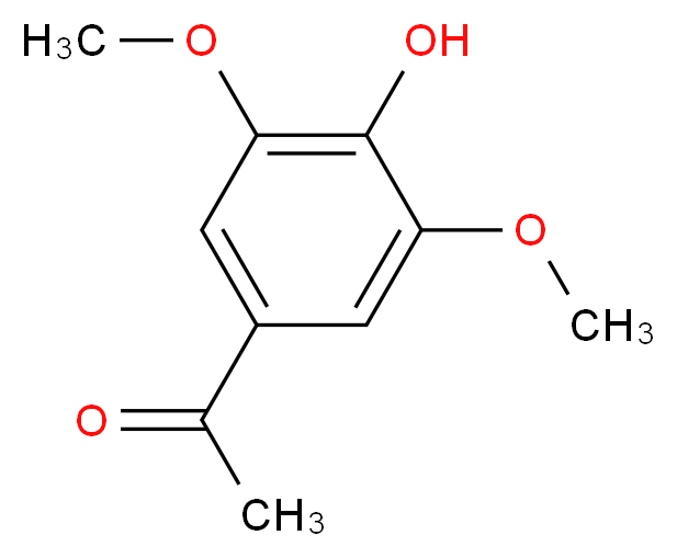 3′,5′-二甲氧基-4′-羟基苯乙酮_分子结构_CAS_2478-38-8)