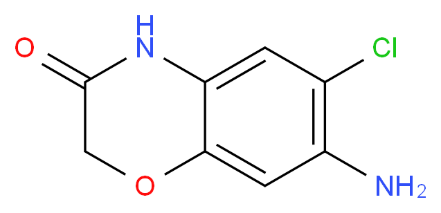 7-Amino-6-chloro-4H-benzo[1,4]oxazin-3-one_分子结构_CAS_40401-45-4)