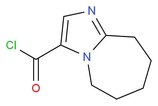 6,7,8,9-Tetrahydro-5H-imidazo[1,2-a]azepine-3-carbonyl chloride 95%_分子结构_CAS_)