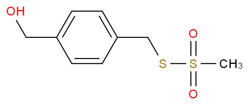 4-(Hydroxymethyl)benzyl Methanethiosulfonate_分子结构_CAS_887406-47-5)