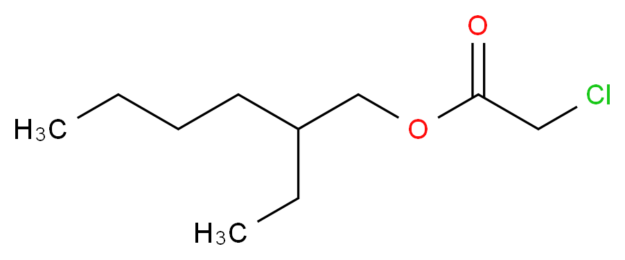 2-ETHYLHEXYL CHLOROACETATE_分子结构_CAS_6345-58-4)