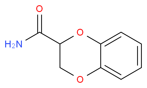 2,3-Dihydro-benzo[1,4]dioxine-2-carboxylic acid amide_分子结构_CAS_33070-04-1)