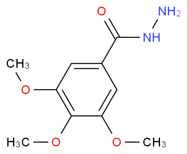 3,4,5-trimethoxybenzohydrazide_分子结构_CAS_3291-03-0