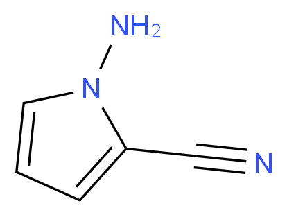 1-amino-1H-pyrrole-2-carbonitrile_分子结构_CAS_159326-66-6