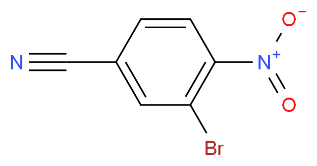 3-bromo-4-nitrobenzonitrile_分子结构_CAS_102000-73-7