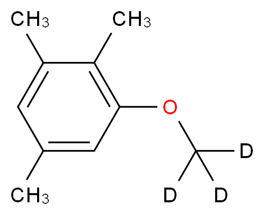 1-Methoxy-2,3,5-trimethylbenzene-d3_分子结构_CAS_1189725-66-3)