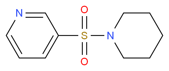 3-(piperidine-1-sulfonyl)pyridine_分子结构_CAS_26103-49-1