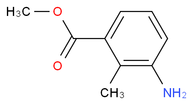 Methyl 3-amino-2-methylbenzoate_分子结构_CAS_18583-89-6)