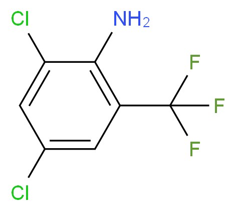 2,4-二氯-6-(三氟甲基)苯胺_分子结构_CAS_62593-17-3)