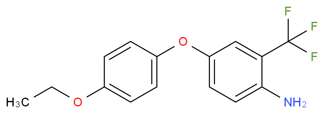 4-(4-Ethoxyphenoxy)-2-(trifluoromethyl)aniline_分子结构_CAS_)