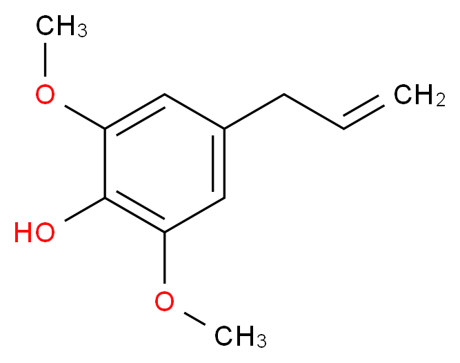 2,6-dimethoxy-4-(prop-2-en-1-yl)phenol_分子结构_CAS_6627-88-9