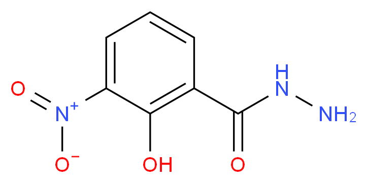 2-Hydroxy-3-nitrobenzenecarbohydrazide_分子结构_CAS_945-22-2)