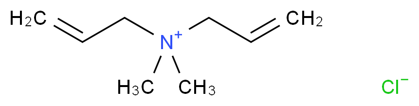 二烯丙基二甲基氯化铵_分子结构_CAS_7398-69-8)