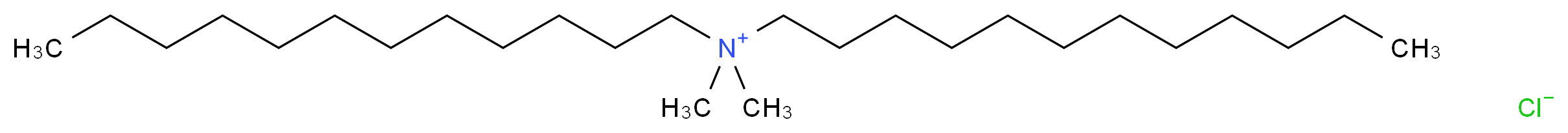 didodecyldimethylazanium chloride_分子结构_CAS_3401-74-9