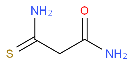 2-Thiocarbamoyl-acetamide_分子结构_CAS_72410-06-1)