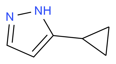 5-Cyclopropyl-1H-pyrazole_分子结构_CAS_1071497-79-4)