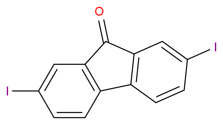 2,7-diiodo-9H-fluoren-9-one_分子结构_CAS_16218-30-7)