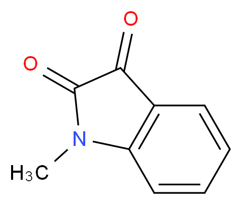 1-Methyl-1H-indole-2,3-dione_分子结构_CAS_2058-74-4)