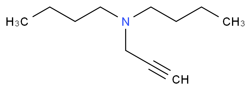 3-二正丁基氨基-1-丙炔_分子结构_CAS_6336-58-9)