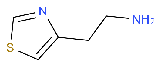 2-(1,3-thiazol-4-yl)ethanamine_分子结构_CAS_39550-25-9)