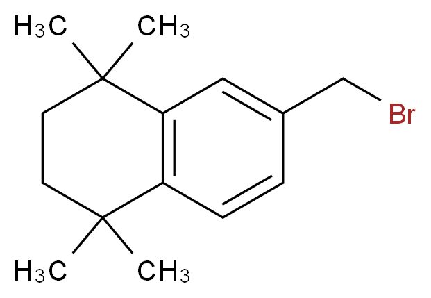 6-(bromomethyl)-1,2,3,4-tetrahydro-1,1,4,4-tetramethylNaphthalene_分子结构_CAS_119435-90-4)