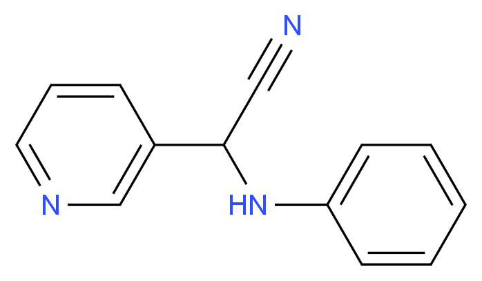 Phenylaminopyridin-3-ylacetonitrile_分子结构_CAS_)