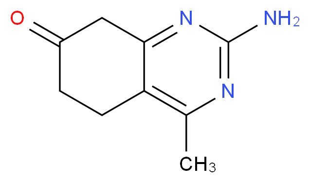2-AMINO-4-METHYL-5,6,7,8-TETRAHYDROQUINAZOLIN-7-ONE_分子结构_CAS_)