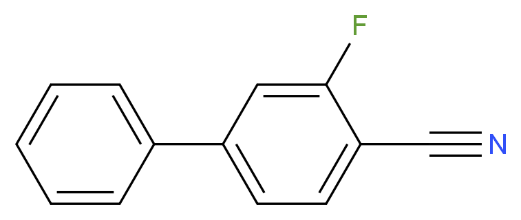 2-fluoro-4-phenylbenzonitrile_分子结构_CAS_503177-15-9